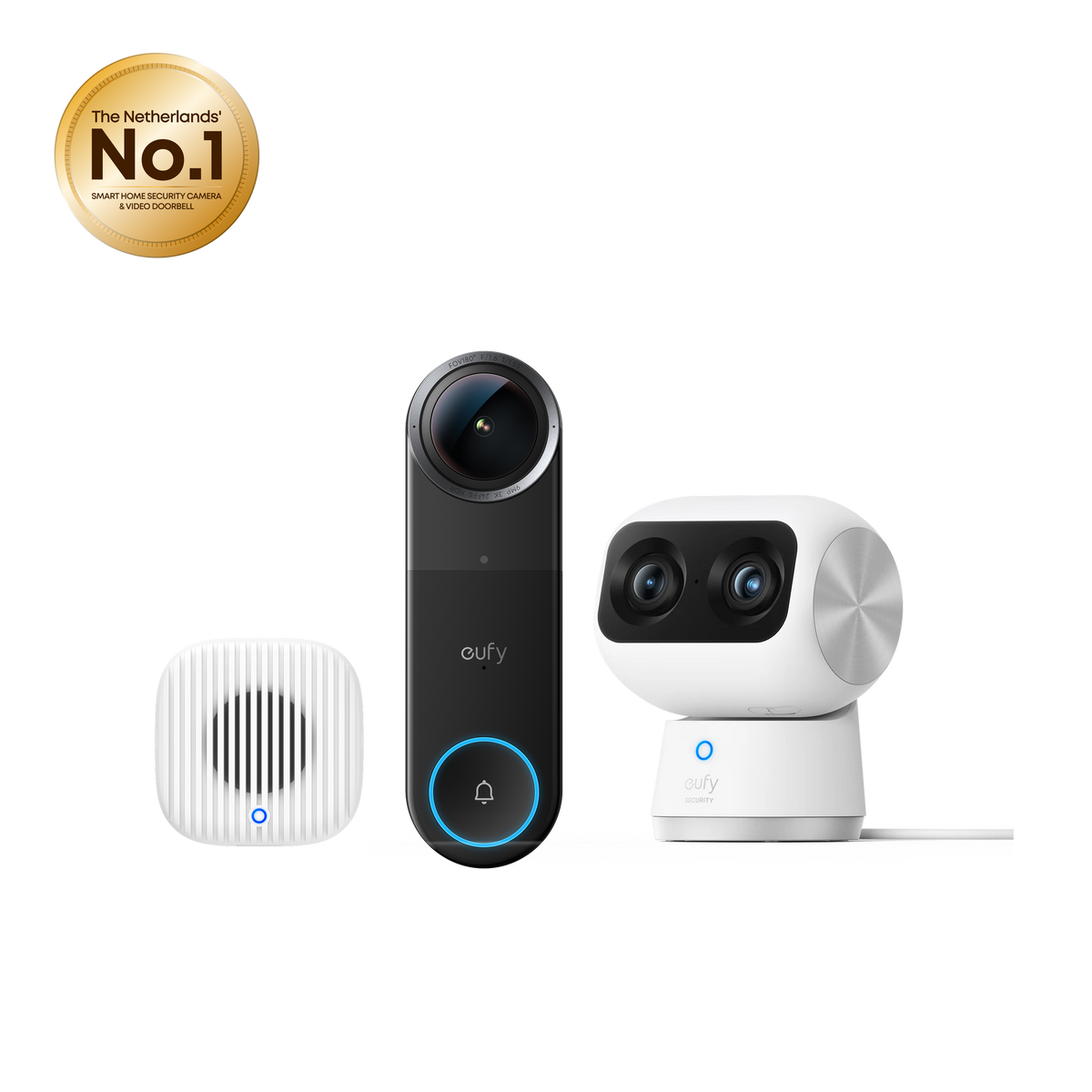 Video Doorbell S4 + chime + Indoor cam S350