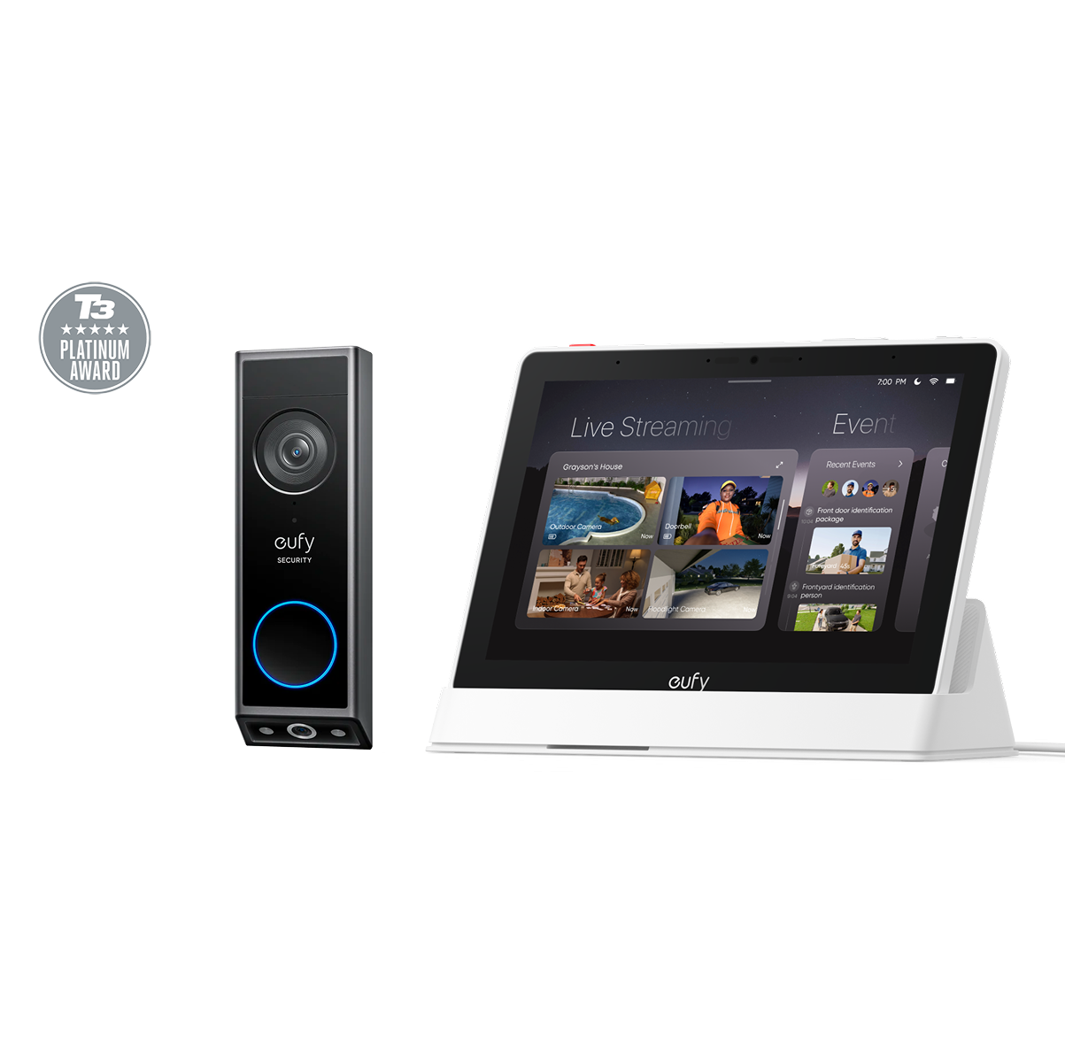 eufy Türklingel mit Kamera E340 mit Smart Display E10