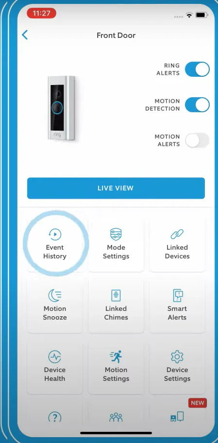 Video downloaden vanuit ring app
