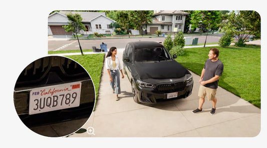 eufy camerabeelden ingezoomd op kentekenplaat