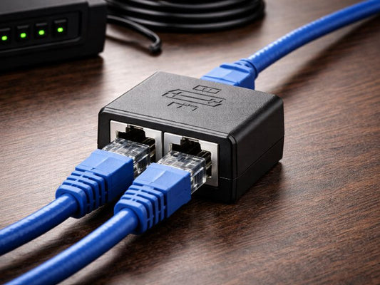 Wat is een ethernetsplitter en wanneer heb je die nodig?