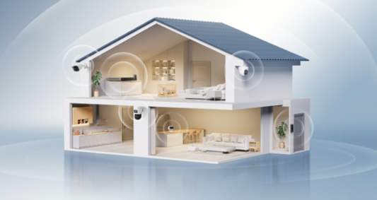 Slimme camerabewaking rondom de woning
