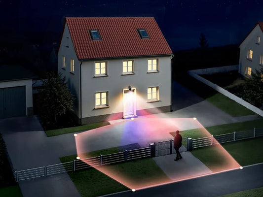 Beveiligingscamera’s rond oprit of voortuin