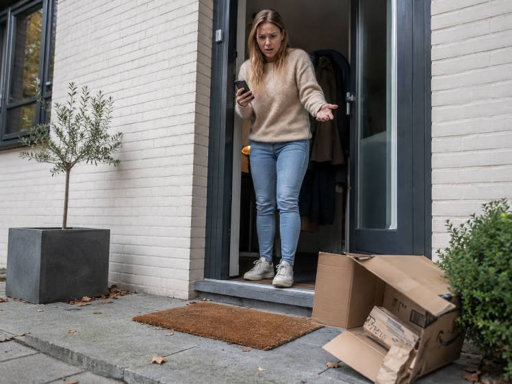Pakket voor de deur gestolen