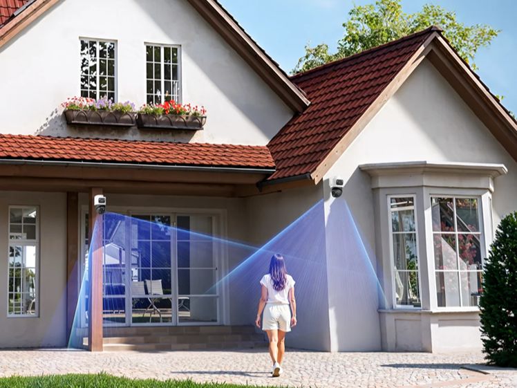 Detectie rond de woning