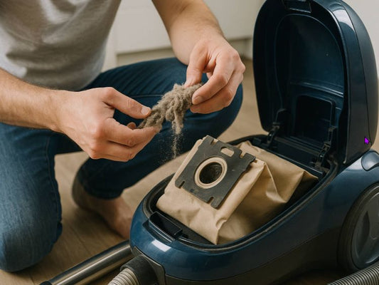 Hoe een stofzuigerzak schoonmaken stap voor stap