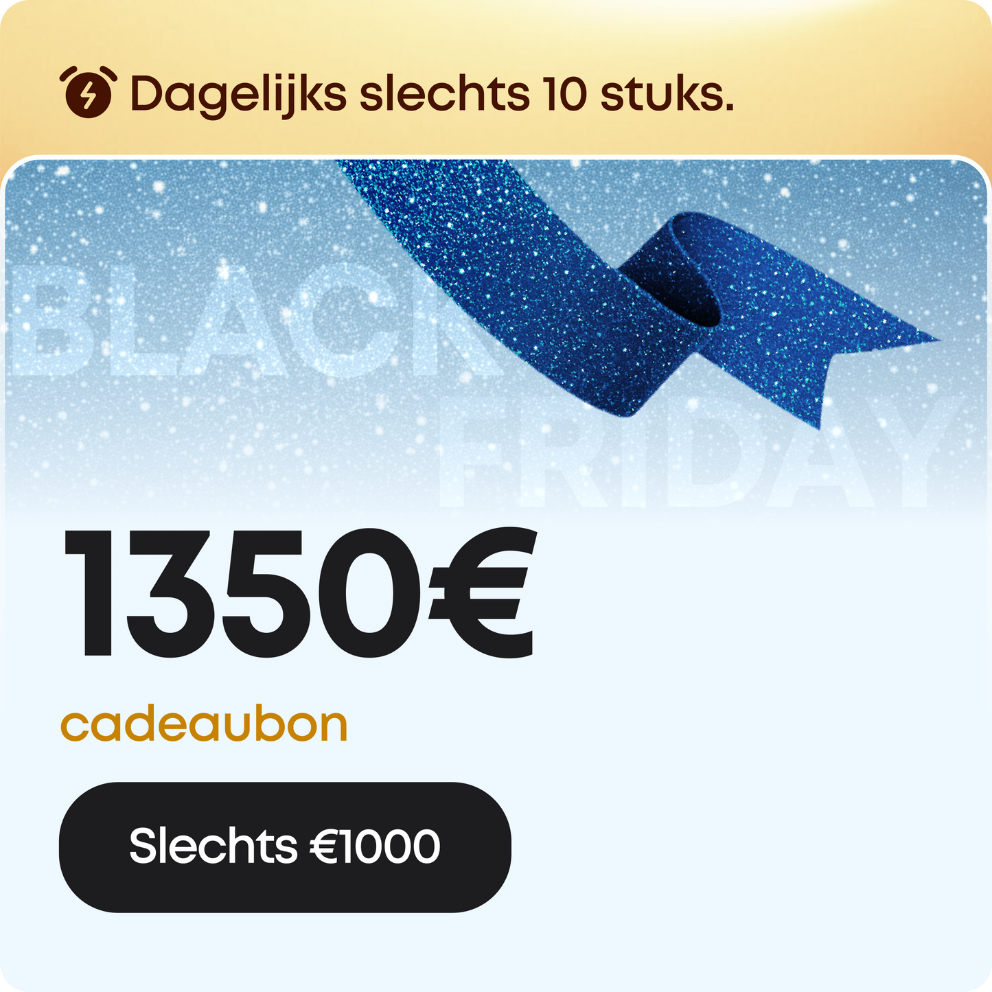 geschenkwaarde (€ 1350)