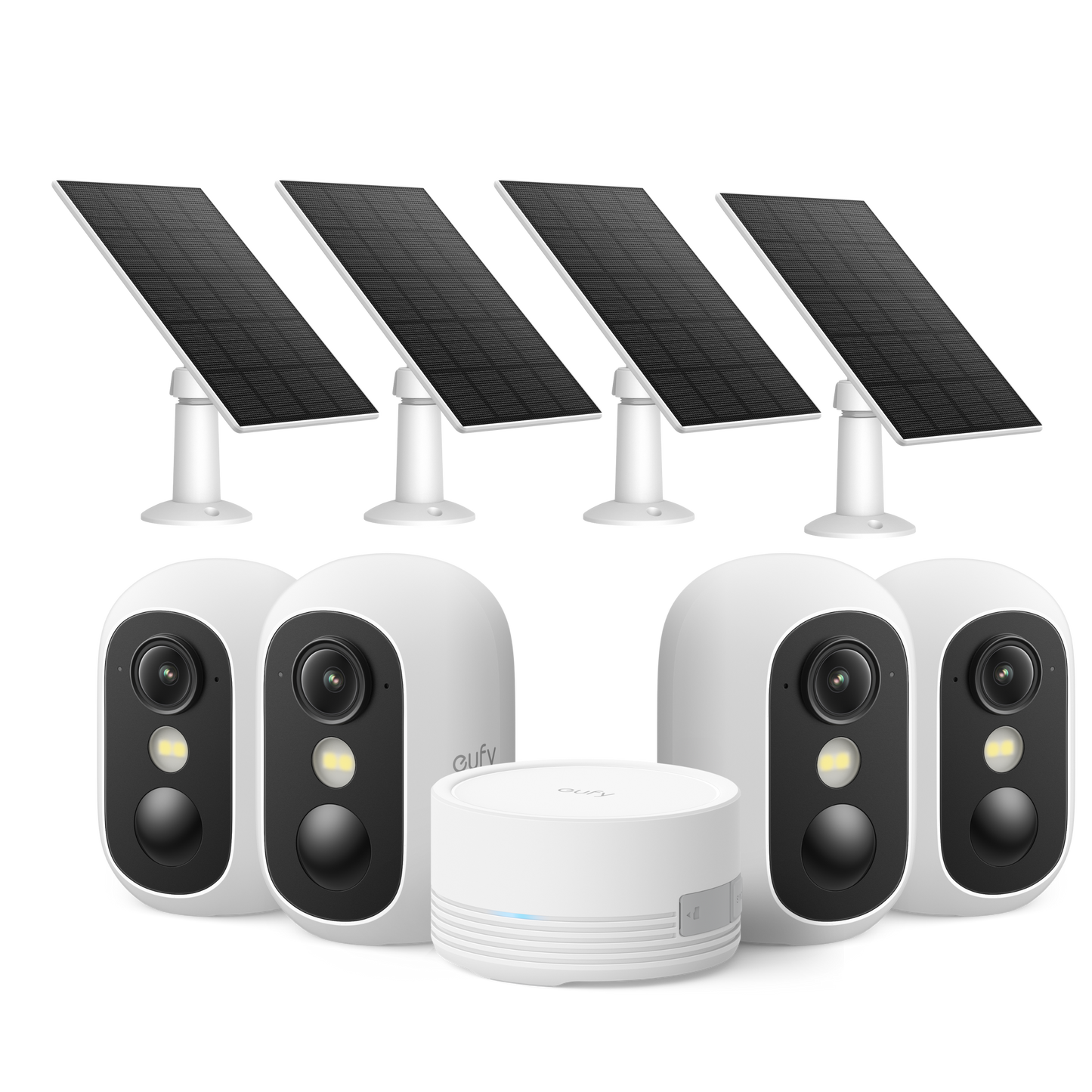 eufy Security eufyCam C35 4-Cam Kit, Draadloze & eufy Solar Panel