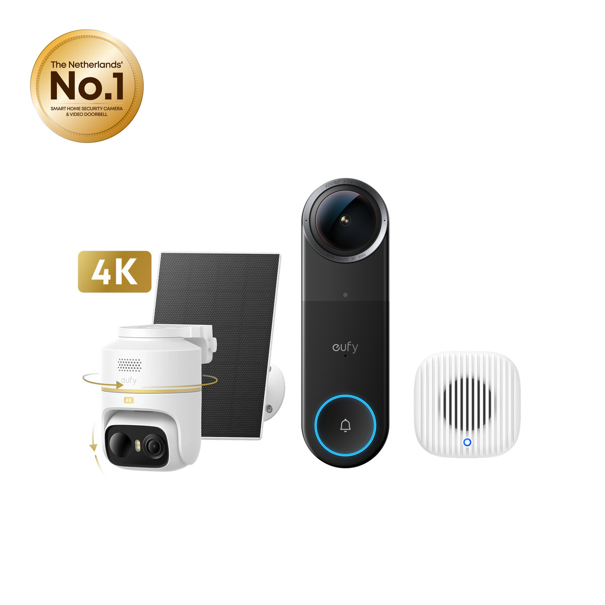 Video Doorbell S4 + chime + C37 4K Edition