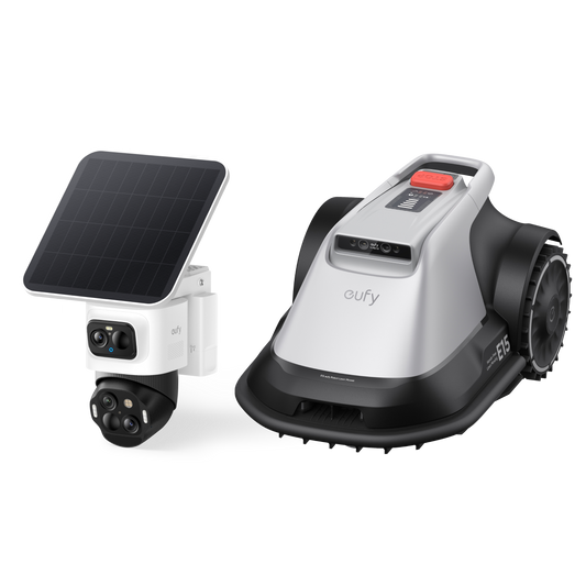 eufy Robotgrasmaaier E15 met eufyCam S4