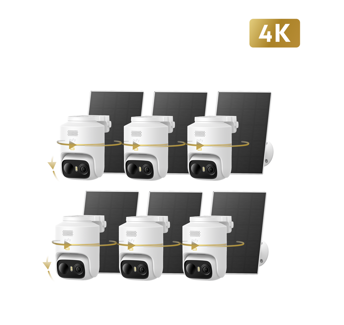 Anker eufyCam C37 4K Edition（6-pack）
