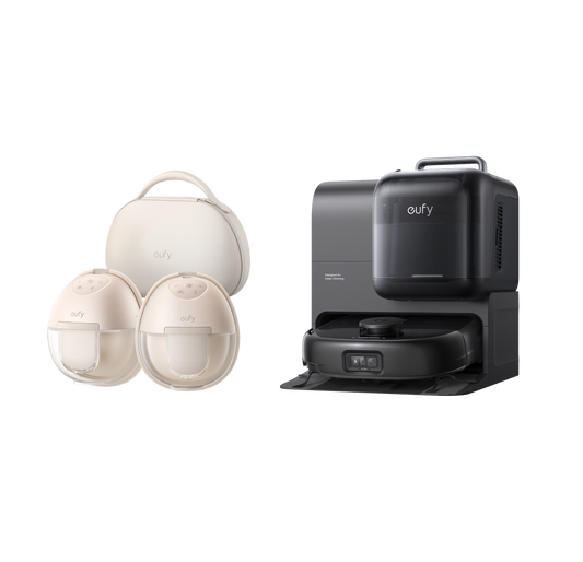 eufy Robotstofzuiger Omni E28 + Wearable Breast Pump S1 Pro