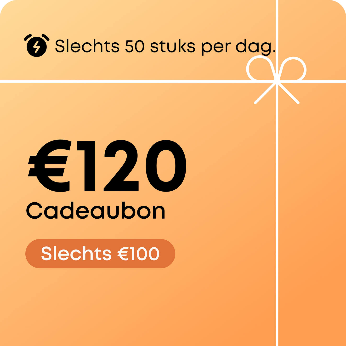 geschenkwaarde (€ 120)
