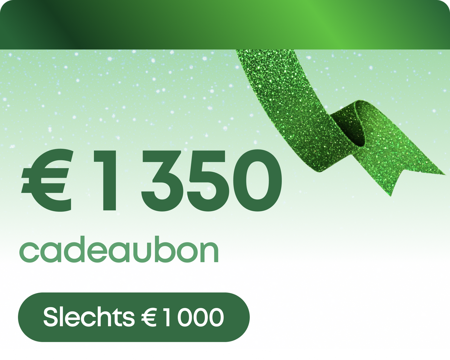 geschenkwaarde (€ 1350)