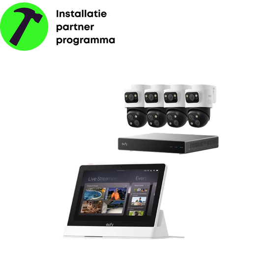 eufy PoE NVR Security System S4 Max met eufy Smart Display