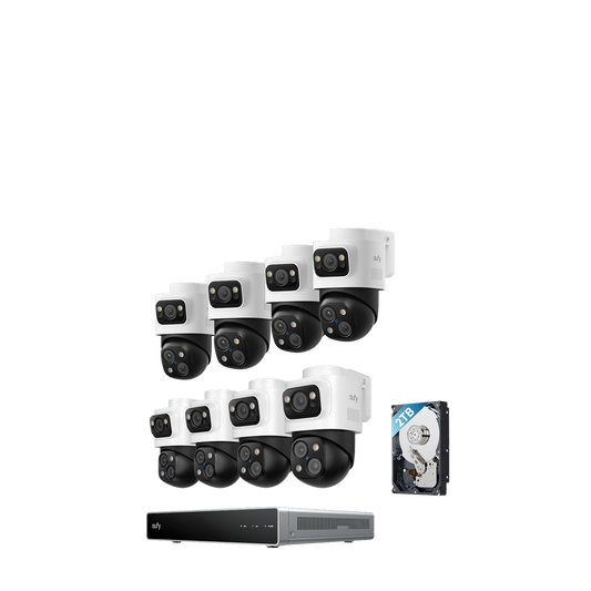 eufy PoE Bullet-PTZ Cam S4 8-Cam kit
