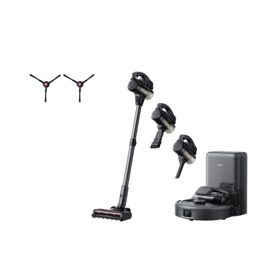 eufy Robotstofzuiger 3-in-1 E20 + Zijborstels × 2
