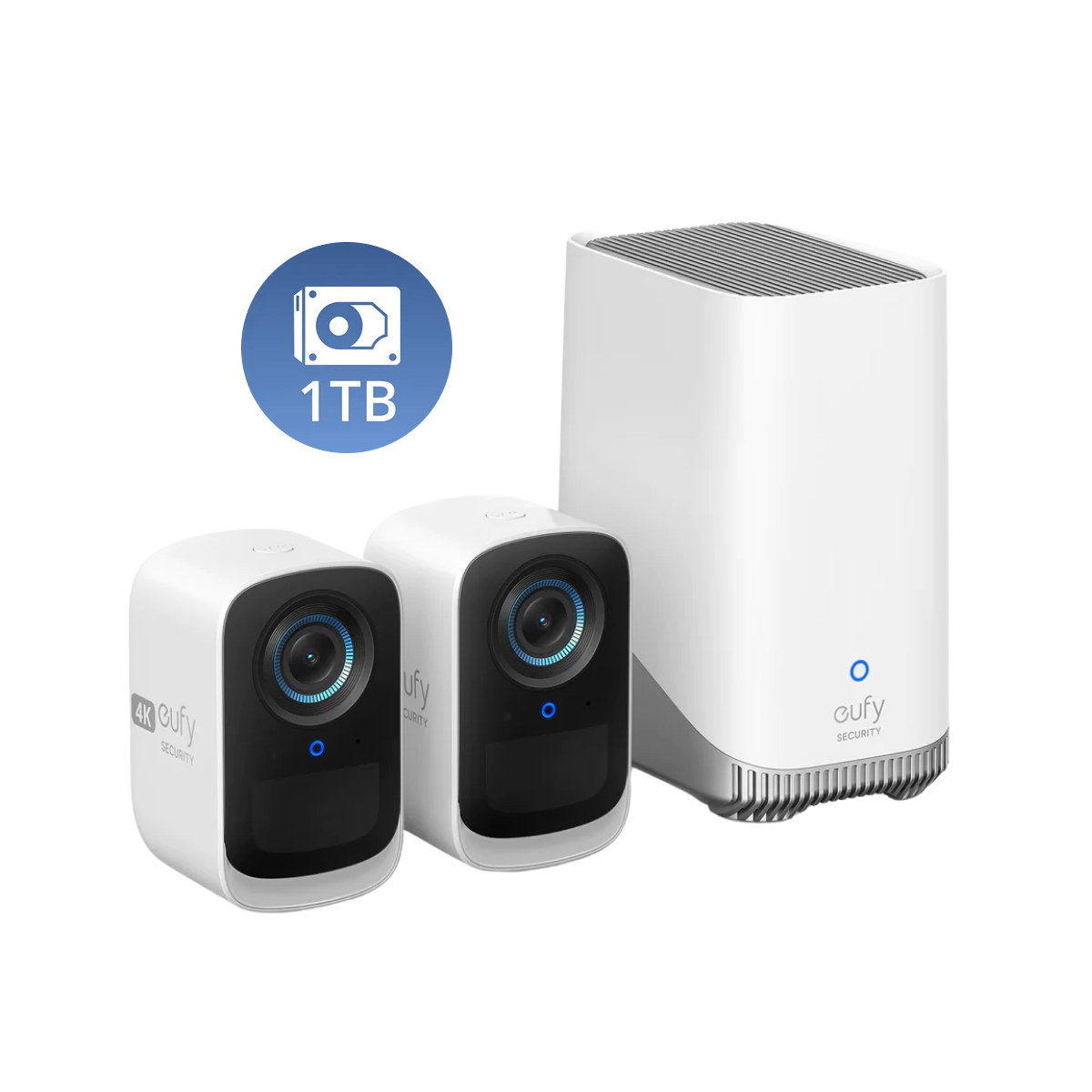 eufyCam S300 (eufyCam 3C) + 1 TB Harde Schijf