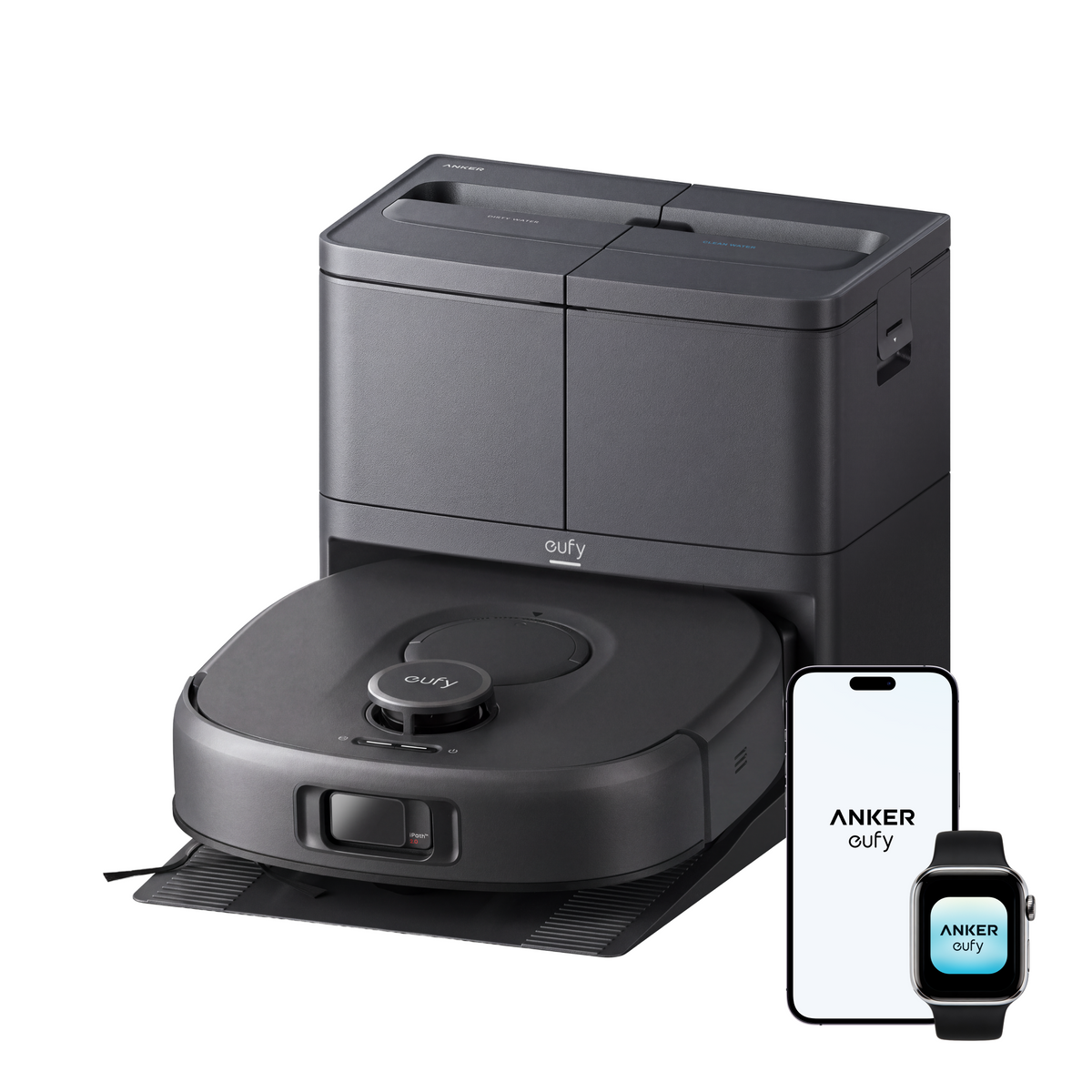 Anker eufy C30 Stofzuiger- en Dweilrobot, 35.000 Pa Zuigkracht