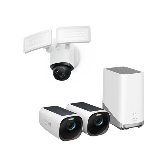 eufyCam S330 (eufyCam 3) + Floodlight Camera E340