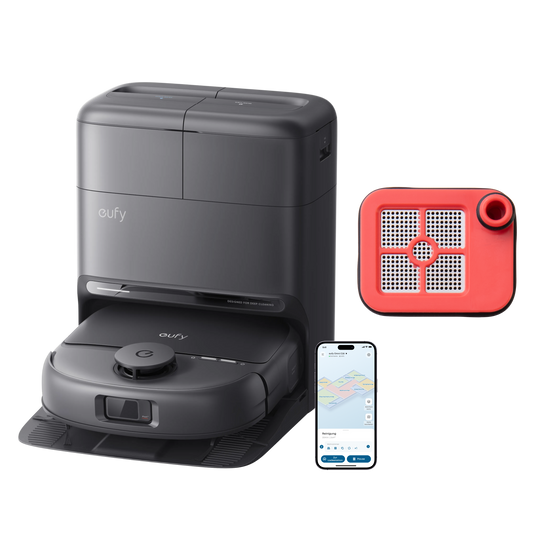 eufy Robotstofzuiger Omni C28 met eufy Vuilwatertankfilter（1 stuks） voor C28