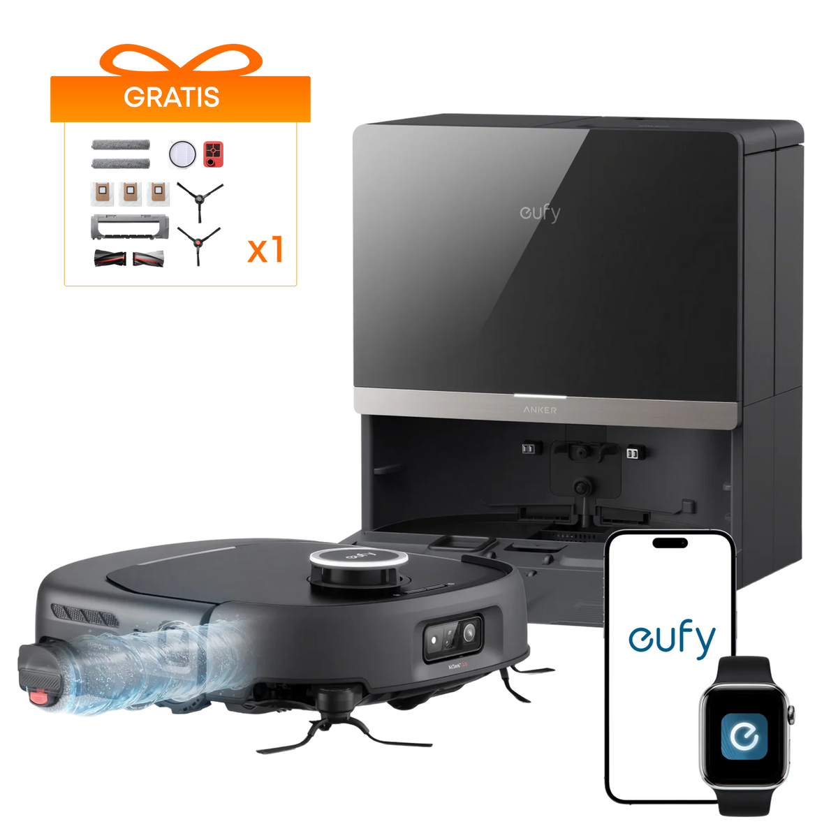 Anker eufy Omni E35 Robot Vacuum and Mop