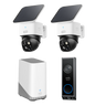 SoloCam S340 (2 pack) + Video Doorbell E340 + HomeBase S380